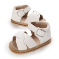thumbnail image 4 of Newborn Infant Baby Girls Shoes Kids Breathable Sandals Crib Shoe Non Slip Shoes 0-18M, 4 of 8