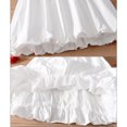 thumbnail image 6 of WRKEKC Summer Dresses for Girls Solid Color Sleeveless Round Neck Dress with Delicate Embroidery Drawstring Waist and Ruffled Details Great for 2-14 Years Casual Daily and Party Wear, 6 of 9