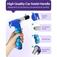 thumbnail image 5 of KEKOY 3 Pack Car Door Handle for Elderly, 4 in 1 Multifunctional Car Handle Assist with Car Window Breaker, Seat Belt Cutter and Automotive Standing Aid, Mobility Aids for Seniors, Blue, 5 of 7