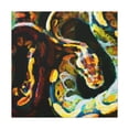 thumbnail image 1 of Ball Python Reflection 1940 - Canvas, 1 of 10