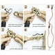 thumbnail image 3 of Kit para colgar correas de silla con 2 mosquetones para reemplazo, ajuste o extensión perfecto para columpio infantil, al aire libre, 3 of 5