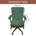 thumbnail image 2 of Office Chair Covers, 38-48cm Stretchable Computer Chair Slipcover, Army Green, 2 of 7