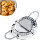 thumbnail image 1 of Empanadas Maker Press, 4.9 Inch Ravioli Mold Dumplings Maker Machine, Stainless Steel Pot Sticker Molds Pierogi Cutter Press, 1 of 5