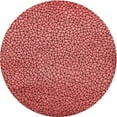 thumbnail image 1 of Ahgly Company Tapis d'Intérieur Ronds Transitionnels Rouges Lavables à la Machine, 4 Pieds Rond, 1 of 7