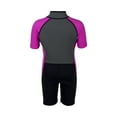 thumbnail image 2 of IST WSK-03 Kids 3mm Shorty with Super Stretch Panels and Front Zip (Hot Pink, 2X-Small), 2 of 4