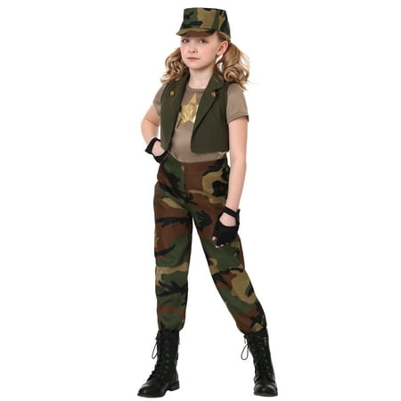 Girls Military Commander Costume