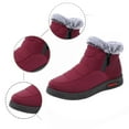 thumbnail image 5 of Women's Boots Winter Boots Fashionable Warm Lined Comfortable Flat Heel Outdoor Thermal Shoes For Cold Weather, 5 of 9