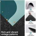thumbnail image 3 of Teal Gold Splash Marble Kitchen Rugs Sets Of 3,Kitchen Runner Rugs Non Skid Washable,Decorative Kitchen Floor Mats for Kitchen,Sink,Laundry,17"x30"+ 17"x47" + 17"x59", 3 of 6
