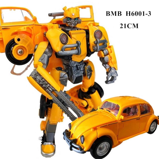 Figura DE ACCIÓN DE repintura para niños, de 21CM juguete, transFormable, 5 películas, juguete de aleación genial, modelo de coche Robot G1, deFormación, regalo para niños, H6001-3