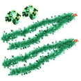 thumbnail image 3 of Guirnalda de oropel y confeti de trébol con temática irlandesa de la suerte, manualidades y decoraciones para fiestas, 3 of 14