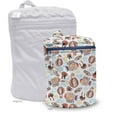 thumbnail image 2 of Kanga Care Wet Bag MINI Seam Sealed Waterproof 3D Dimensional for Baby Cloth Diapers, Travel, Beach, Pool, Gym, Swim | Zeppelin, 2 of 7