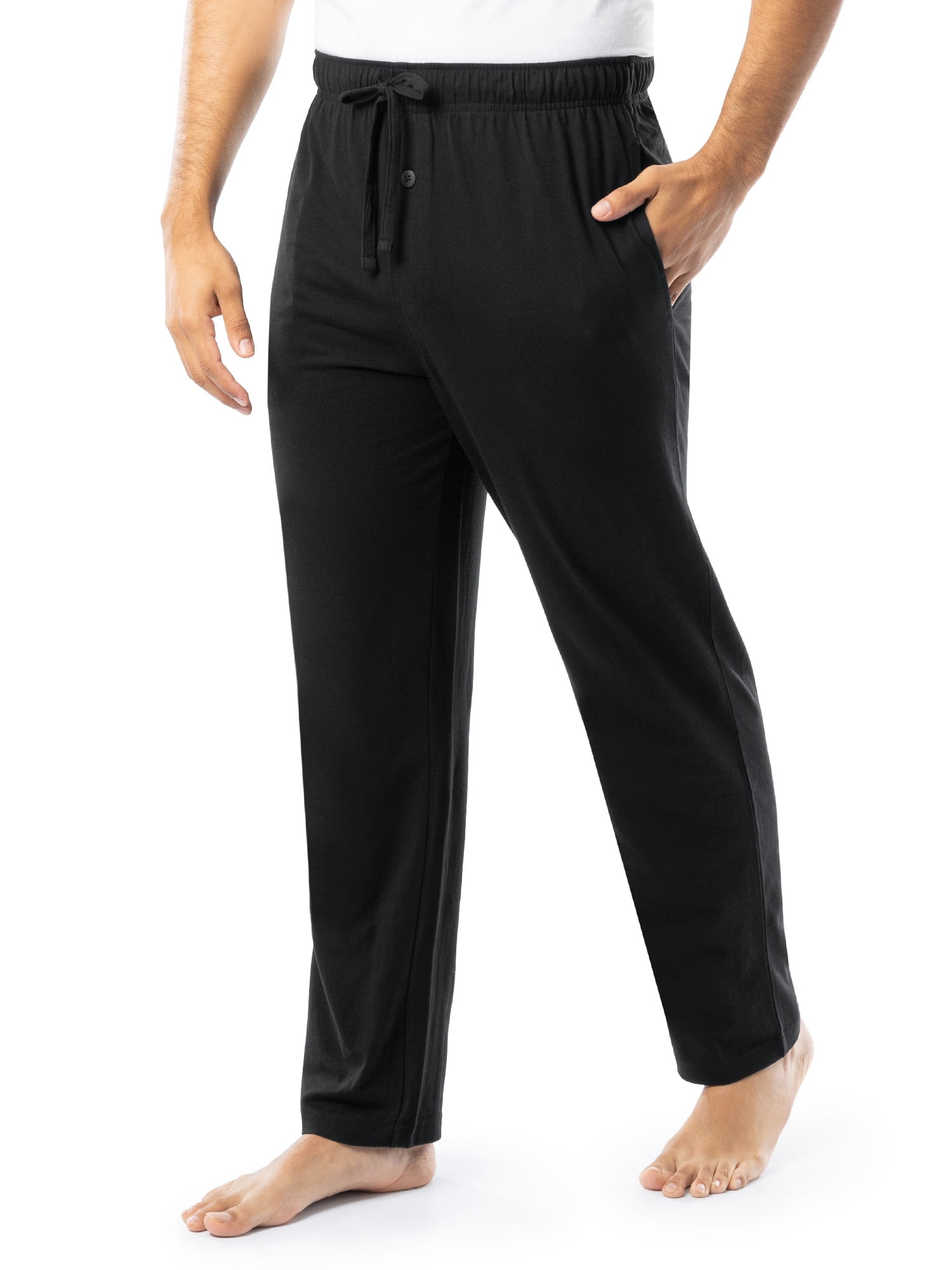 Fruit of the Loom Men's and Big Men's Jersey Knit Pajama Pants, Sizes S-6XL