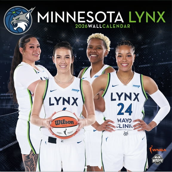 Minnesota Lynx 2026 12x12 Team Wall Calendar - Non Fsc, (Paperback)
