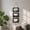 Black-BK, variant on MMJ Picture Frames 6 Inch Triple Wood Hanging Wall Mounted Photo Frame Display Ornament Rope Rustic Decorative Home Collage 21.65x7.08in