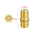 thumbnail image 3 of 5Pcs Coaxial Cable Connector, RG6 F-Type Gold Plated Adapter, 3 of 6