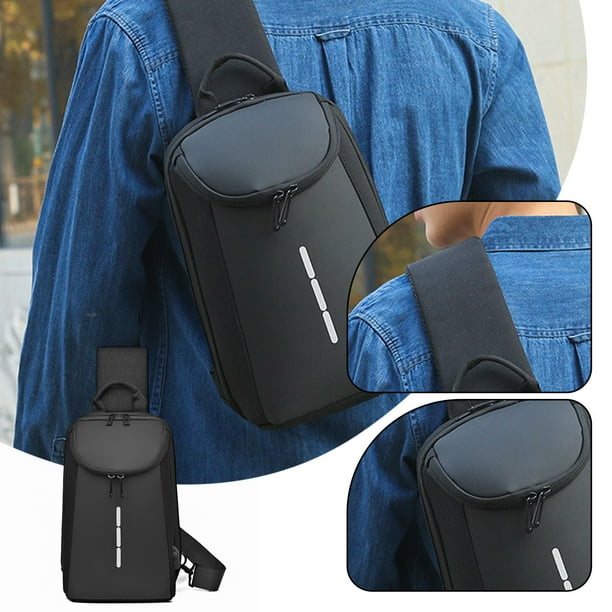 Sac Antivol Sac à Dos Antivol Femme - Petit Léger - Multi-Compartiments - Nylon Imperméable Sac Bandoulière