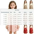 thumbnail image 3 of Miluxas Girl's Mock Neck Long Sleeve Flower Front Overall Dress Khaki 1-2 Years, 3 of 6