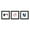 Black Framed Version, variant on Gallery Pops MLB - New York Yankees - Team Wall Art Bundle (3-Pack), White Framed Version, 12" x 12"