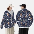 thumbnail image 2 of KLL Animals And Wildflowers Print Men's Women’s UPF 50+ Sun Protection Outdoor Hoodie Jacket Long Sleeve Fishing Hiking Performance Shirt- 3X-Large, 2 of 5