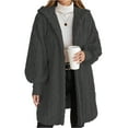 thumbnail image 4 of Pyhlmscde Women's Oversized Trendy Long Casual Fuzzy Jackets, Jackets for Women, Fall Coats, Cardigan Sweaters for Women, 4 of 5
