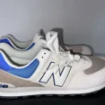 thumbnail image 1 of New Balance 574 Sneakers 'Off White/Blue' Men's Size 18 US U574UY2, 1 of 6