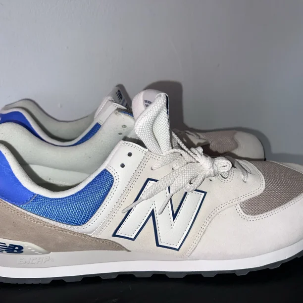 New Balance 574 Sneakers 'Off White/Blue' Men's Size 18 US U574UY2