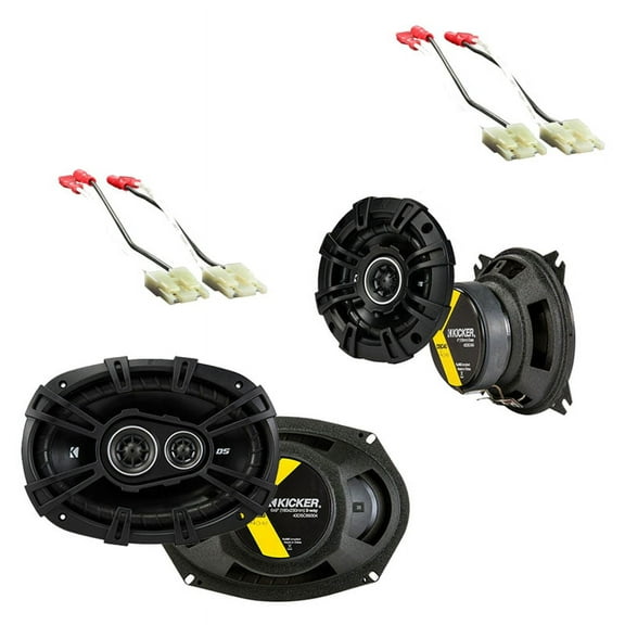 Fits Chevy Beretta 1988-1990 Factory Speaker Upgrade Kicker DSC4 DSC693 Package