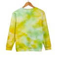 thumbnail image 5 of Bovemsi Womens Sweatshirts Women's Tie Dye Pattern Plus Size Fashion Tops Long Sleeved Fall Fashion Outfits 2025 Clothes, 5 of 9