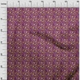 thumbnail image 3 of oneOone Cotton Silk Yellow Fabric Floral Quilting Supplies Print Sewing Fabric By The Yard 42 Inch Wide, 3 of 5