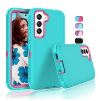 Galaxy S22  5G Cases, Sturdy Phone Case for Galaxy S22  5G 6.6", Tekcoo Full-Body Shockproof Protection Heavy Duty Armor Hard Plastic & Rubber Rugged Bumper 3-in-1 Case Cover -Mint
