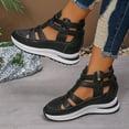 thumbnail image 3 of Women's Slip On Canvas Sneaker Low Top Casual Walking Shoes Classic Comfort Flat Fashion Sneakers Clearance Sale, 3 of 6
