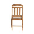 thumbnail image 6 of Linon Wilmer Side Chair Brown Set Of 2, 6 of 15