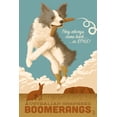 thumbnail image 4 of Australian Shepherd, Retro Boomerang Ad (1000 Piece Puzzle, Size 19x27, Challenging Jigsaw Puzzle for Adults and Family, Made in USA), 4 of 4