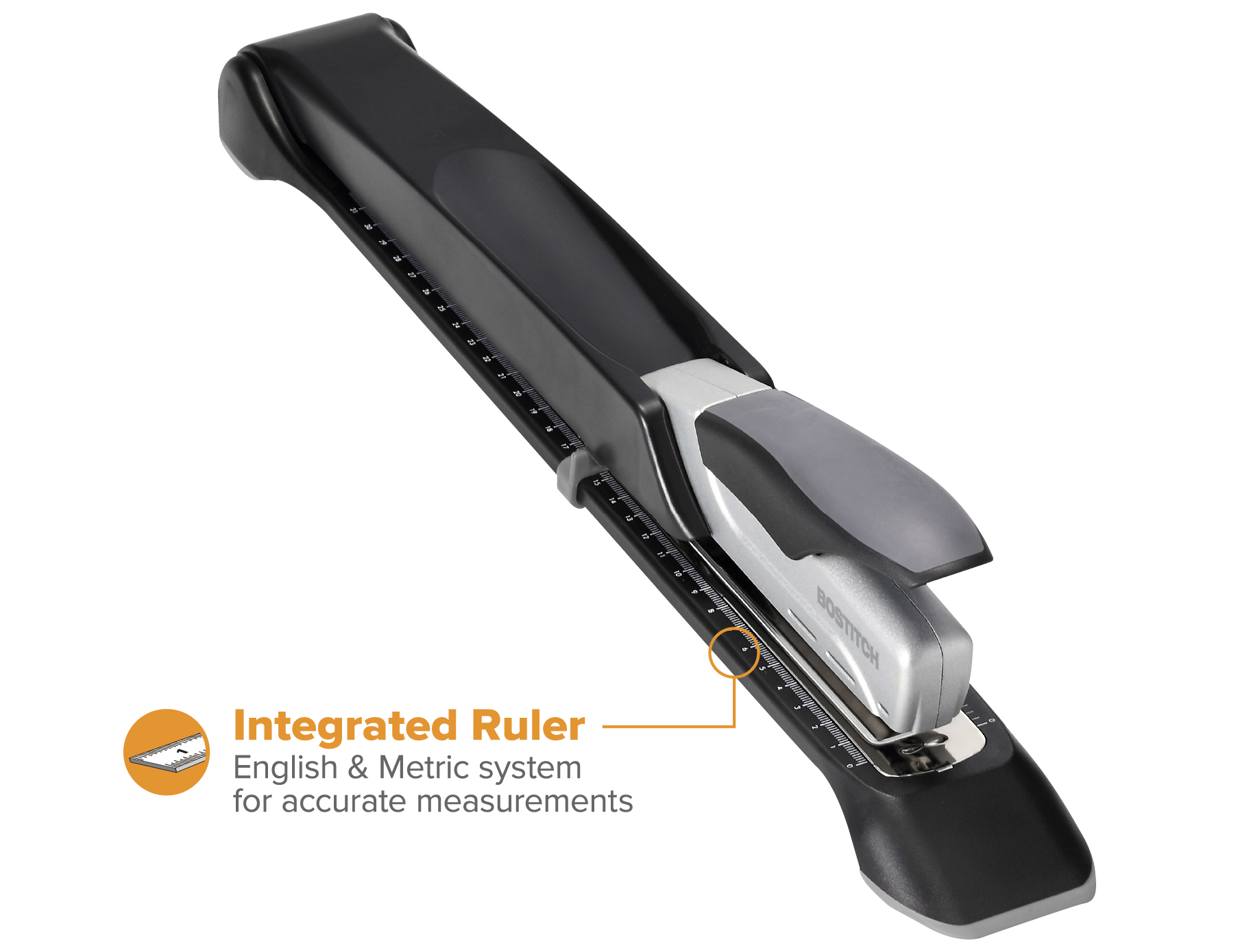 Bostitch 12.5" Long Reach Stapler, 25-Sheet Capacity photo 4