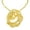Golden, variant on Snake Year Metal Necklace, Flexible Bendable Snake Bone Design, Unique Charm Accessory