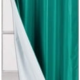 thumbnail image 2 of Faux Silk Blackout Curtains - 2-Panel Sets of 54x84 Room Darkening Black Out Curtains for Bedroom - Durable Thermal Insulated, Sun and Sound Blocking Dark Window Curtain - FS3, 84", Teal, 2 of 4