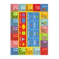 thumbnail image 1 of KC Cubs Playtime Collection Math Symbols, Numbers and Shapes Educational Learning & Game Area Rug Carpet for Kids and Children Bedrooms and Playroom, 1 of 9