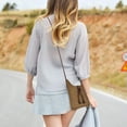 thumbnail image 6 of Kukuzhu Womens Small Straw Crossbody Bag Handwoven Beach Shoulder Bag Handbag Purse with Tassel for Summer, 6 of 6