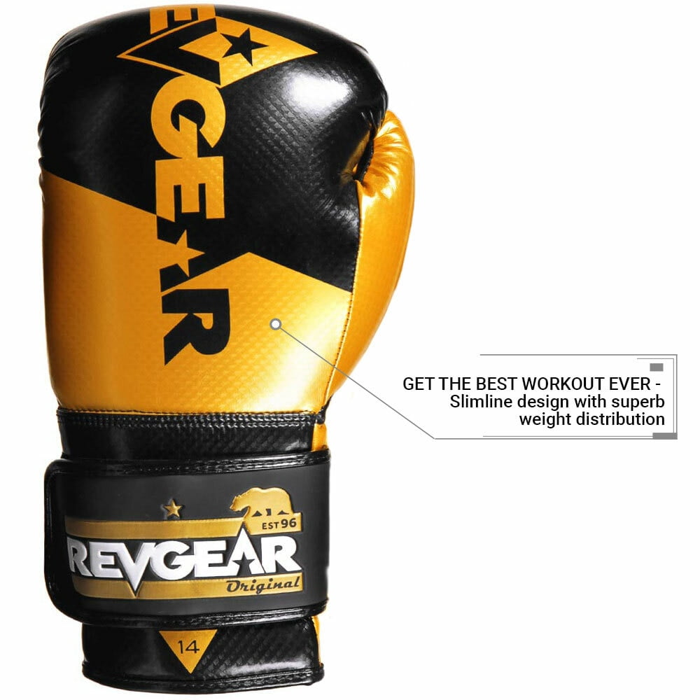 Pinnacle P4 Boxing Glove - Gold/Black