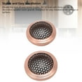thumbnail image 4 of 2 Rejillas Universales para Altavoces de Coche de 2,13 Pulgadas, Malla Redonda de Metal para Montaje de Altavoces y Audio en El Hogar, Cubierta de Altavoz de Coche para Parrillas, 4 of 7
