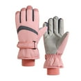 thumbnail image 3 of funtasica Ski Gloves Winter Warm Gloves for Cold Weather Touchscreen Winter Work Gloves Winter Snowboard Gloves for Snowboarding Hiking pink, 3 of 8