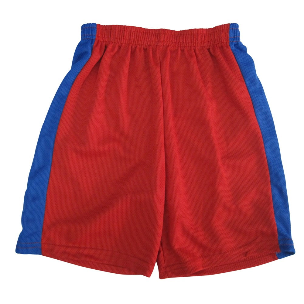 boys red basketball shorts