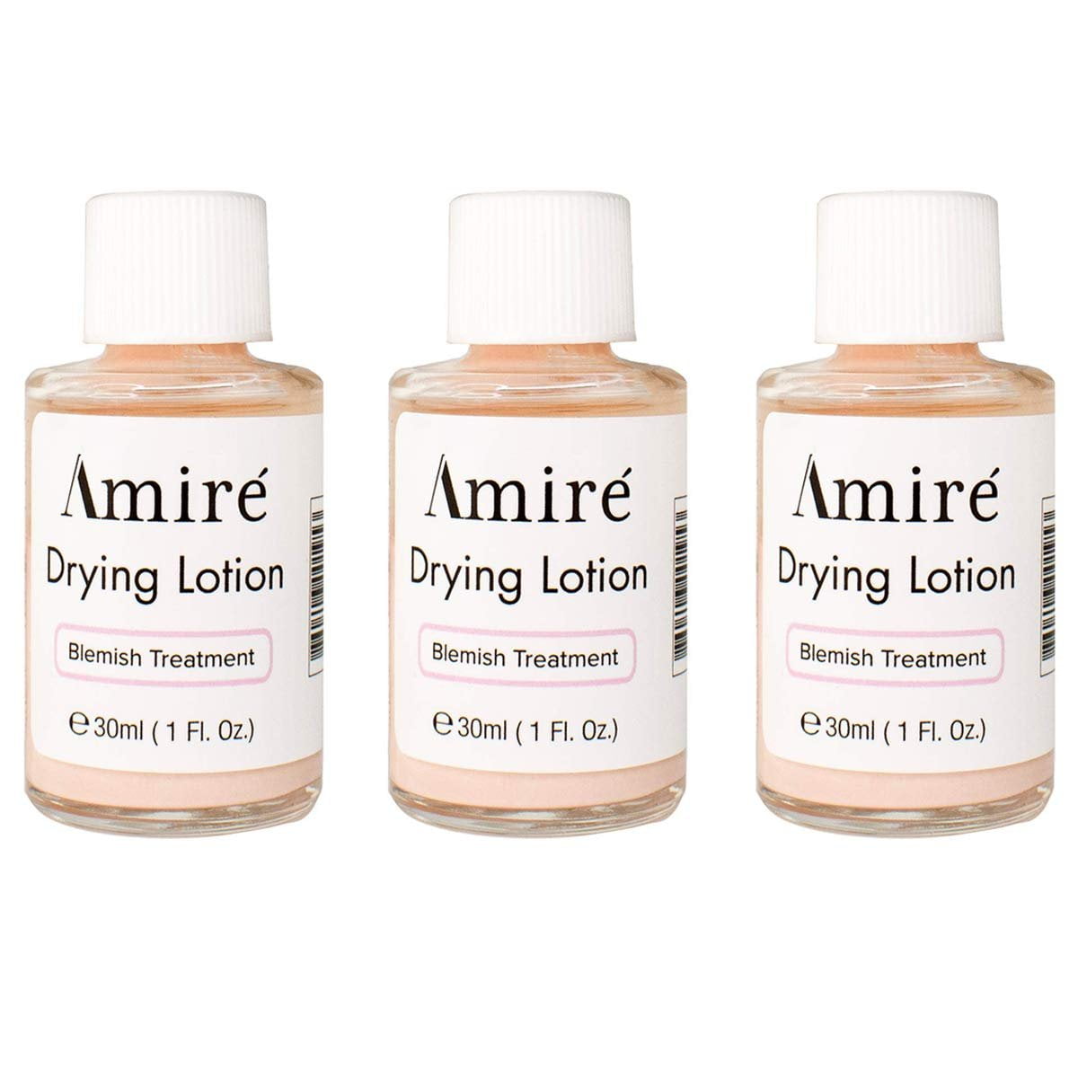 Amire 3 Pack of Blemish Drying Lotions, Acne Spot Treatment Skincare Formula for Teens and