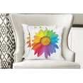 thumbnail image 4 of Ambesonne Colorful Throw Pillow Cover 2 Pack, Hippie Daisy Spring, 20", Multicolor, 4 of 6