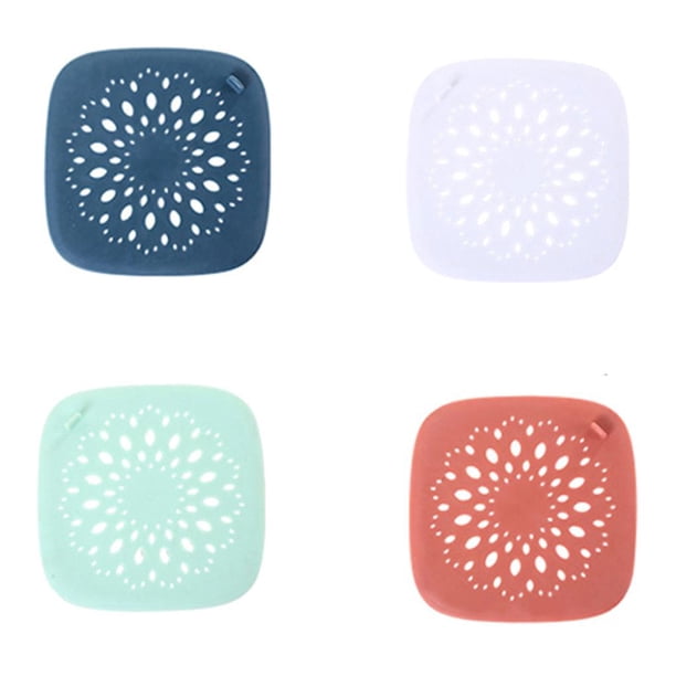 Prácticas Cubiertas De Drenaje De Ducha Colador De Fregadero De Baño Reutilizable Desagüe De Bañera Suave Colector De Cabello Colador De Drenaje De Piso Elástico Almohadilla De Drenaje De Piso Speravity HA026334-02