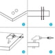 thumbnail image 3 of Riwesomey Glándula de entrada de cable doble del panel solar Conector de caja de plástico RV Barco Camper Autocaravana Piezas de sellado Accesorios Type3 NO3 Riwesomey VI015415-02B, 3 of 6