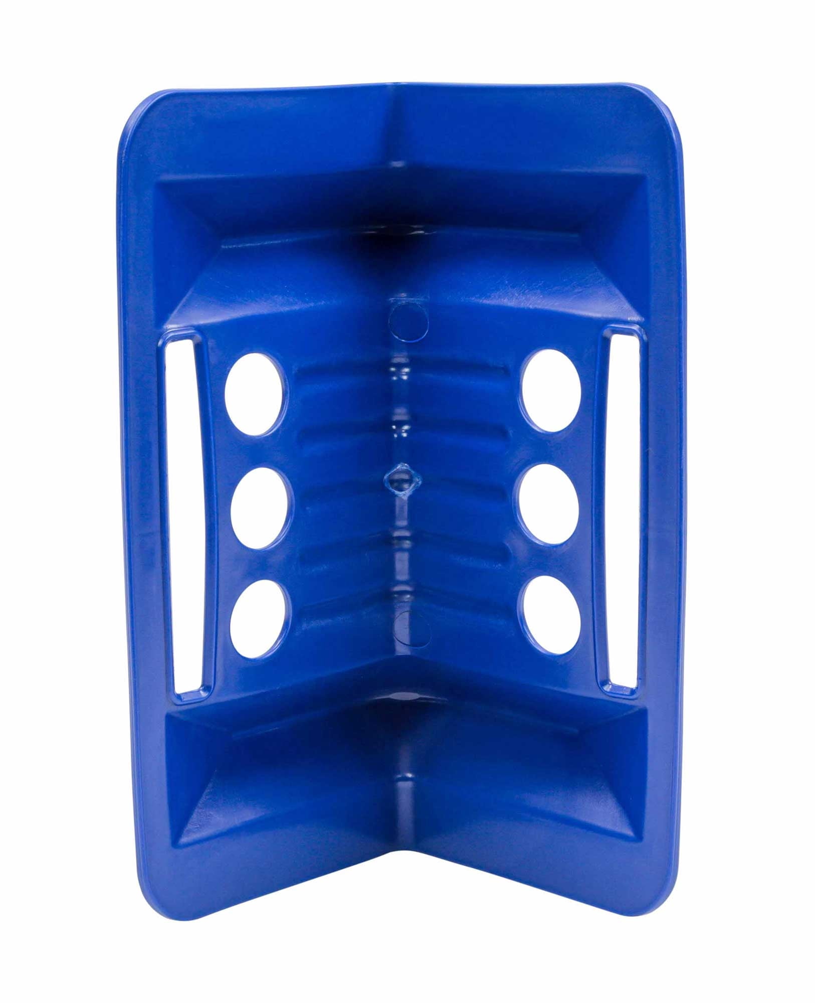 (10 Pack) 4" x 4" x 10" Blue Corner Protector V Shaped Flatbed Edge Guards with Carrying Case - Cargo Load Corner Edge Protector and Tie-Down Strap Guard for Flatbed