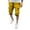 Yellow, variant on Ramiter Shorts for Men Men's Fashion Cargo Shorts White,L