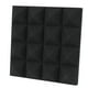 thumbnail image 5 of Paneles acústicos de espuma de algodón absorbentes de sonido en forma de pirámide, espuma insonorizada para estudio (negro), 6 uds., 5 of 10