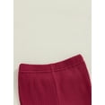 thumbnail image 5 of Bagilaanoe Newborn Baby Girl Flare Pants Solid Color Ribbed Trousers 3M 6M 9M 12M 18M 24M Infant Elastic Waist Fall Bell Bottom Casual Leggings, 5 of 7